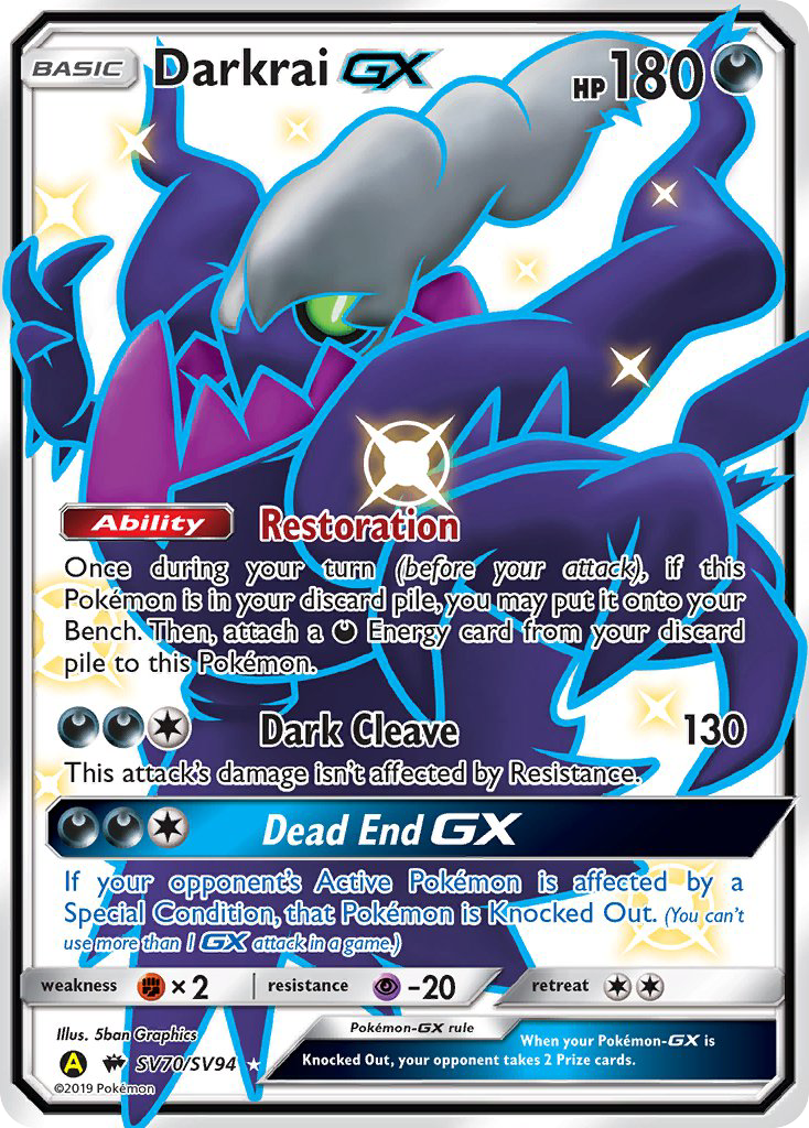 Darkrai GX card