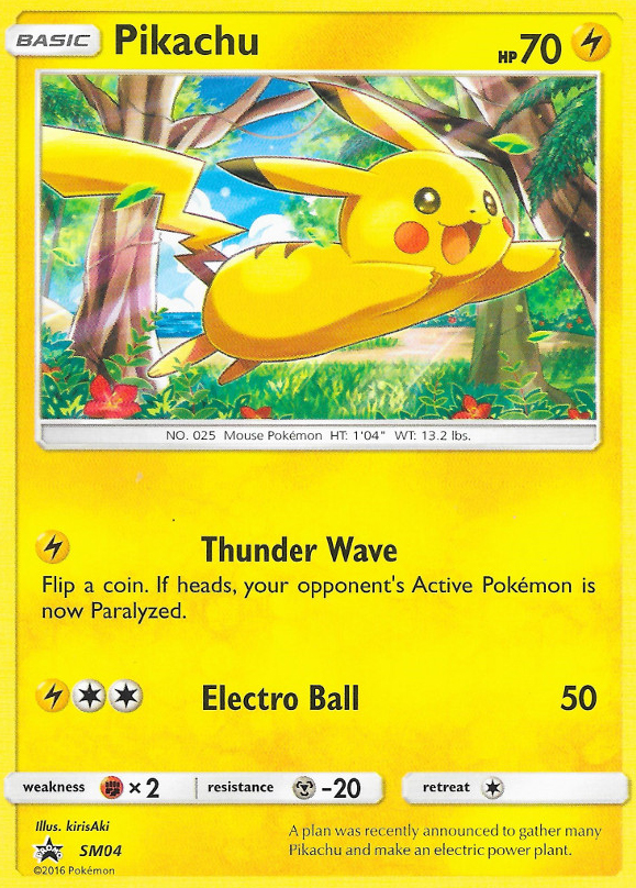 Pikachu card