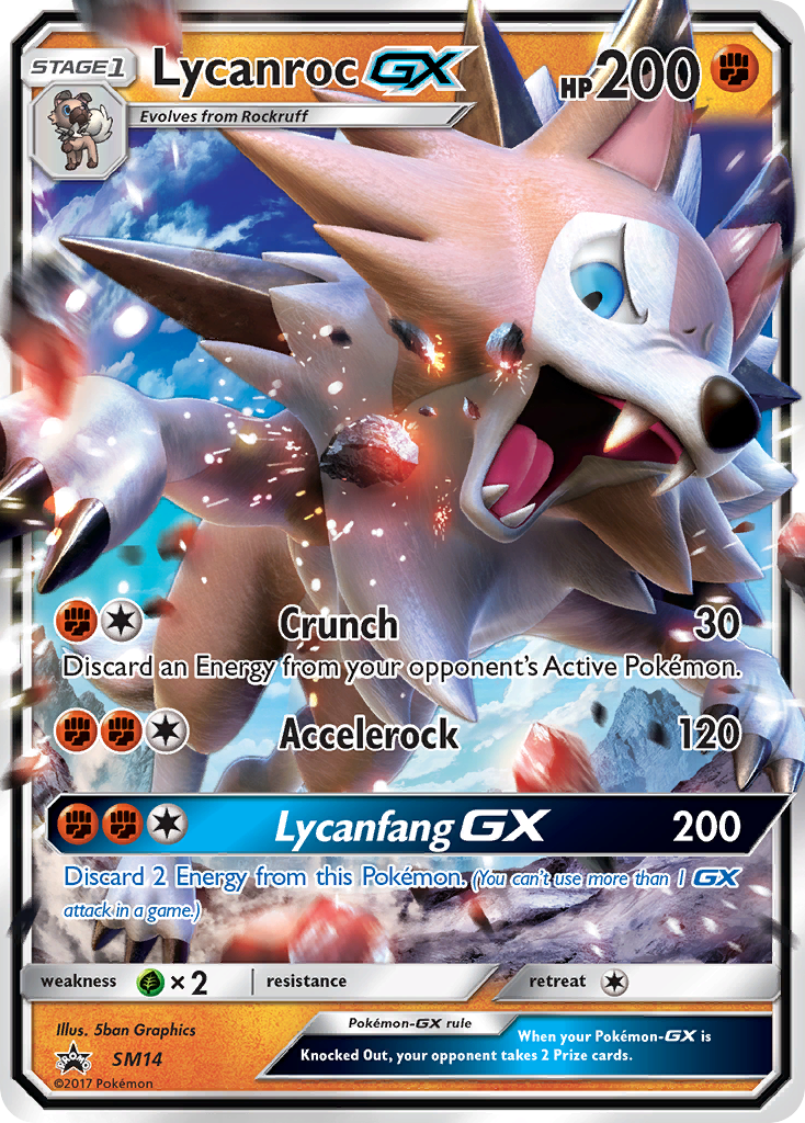 Lycanroc GX card