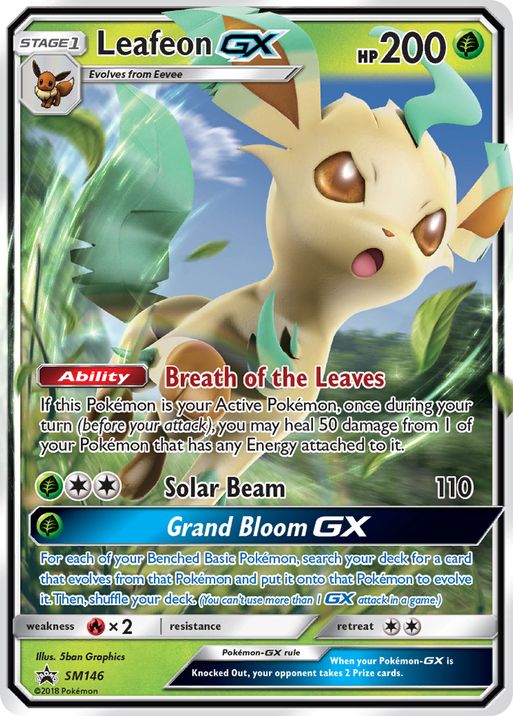 Leafeon GX card