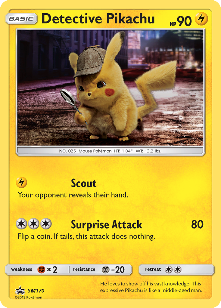 Detective Pikachu card