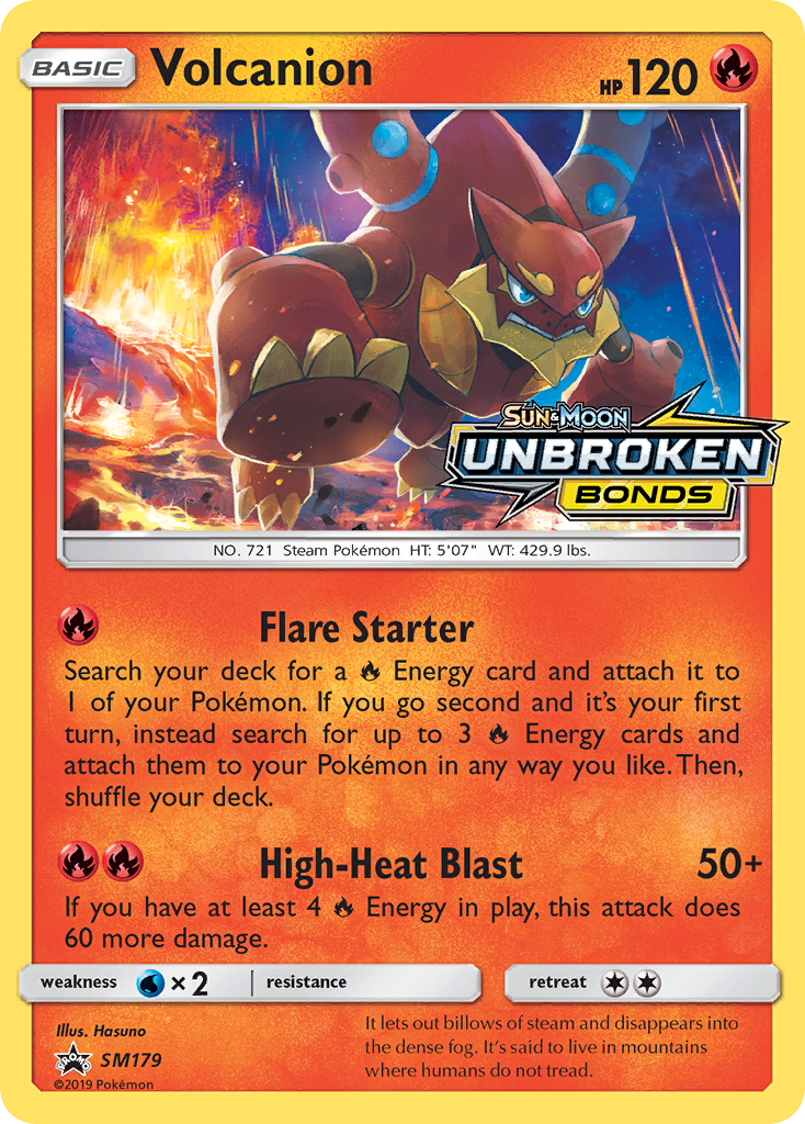 Volcanion card