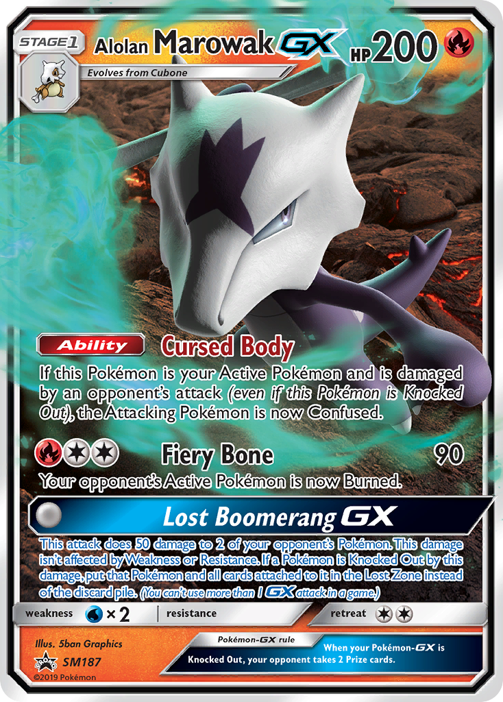 Alolan Marowak GX card