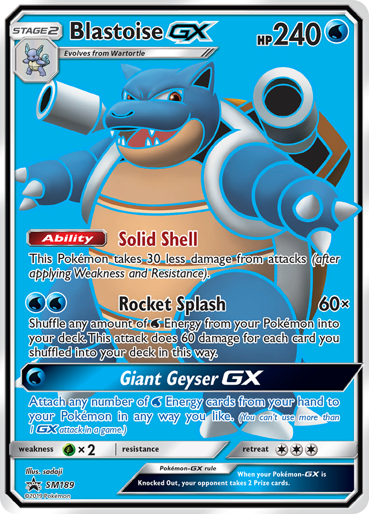 Blastoise GX card