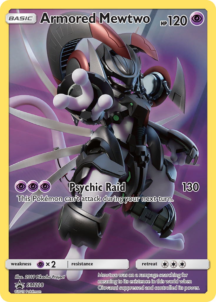 Armored Mewtwo card