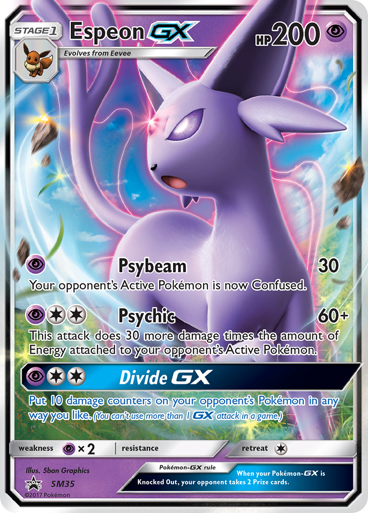 Espeon GX card