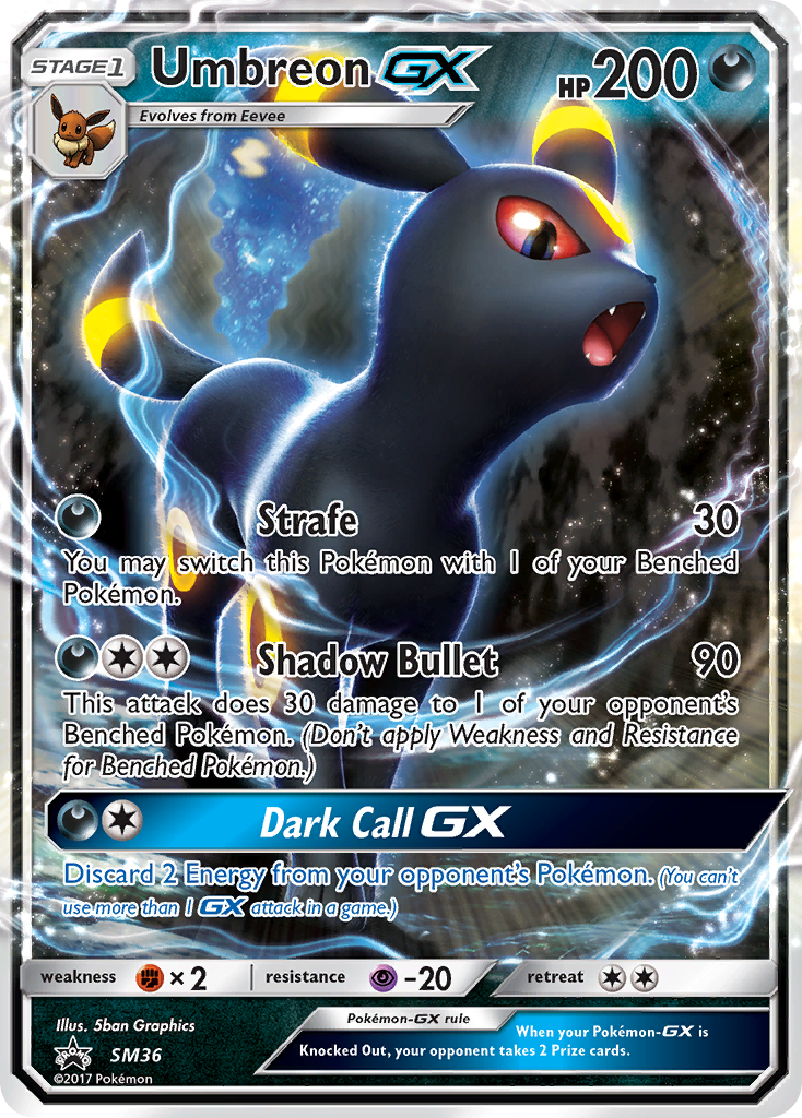 Umbreon GX card