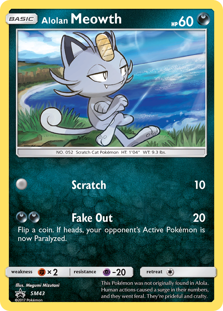 Alolan Meowth card