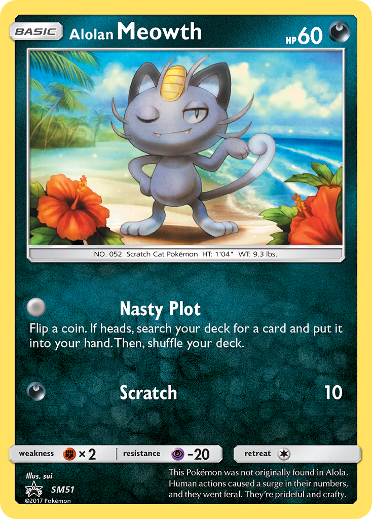 Alolan Meowth card