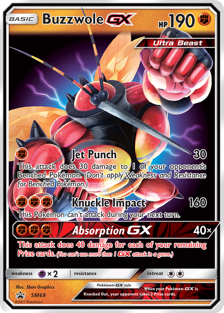 Buzzwole GX card