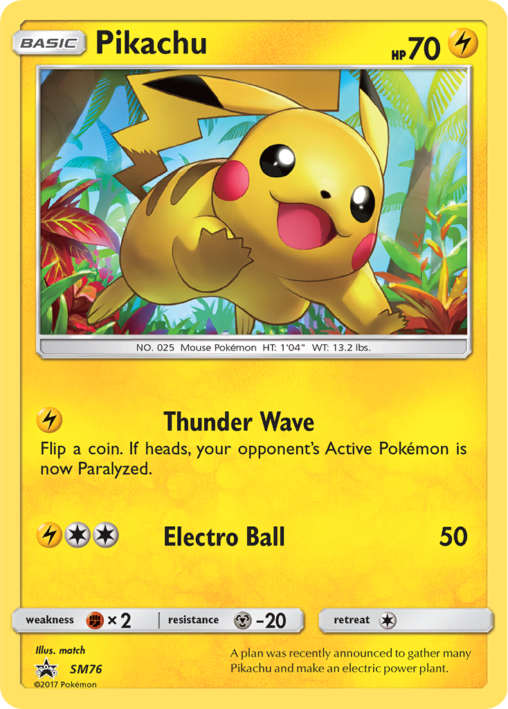 Pikachu card