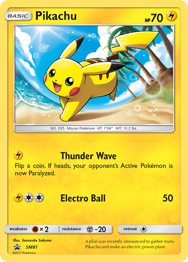 Pikachu card