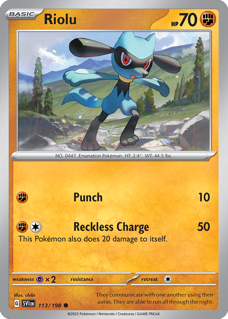 Riolu card