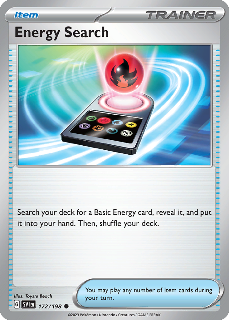 Energy Search card