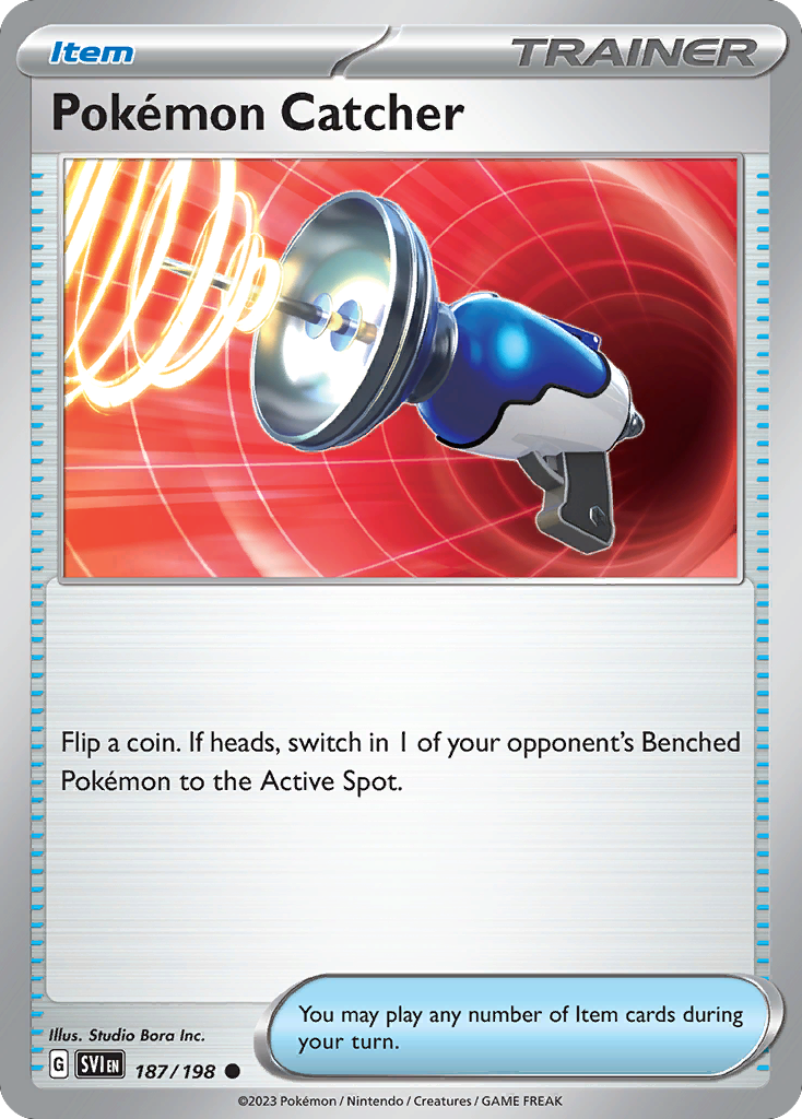 Pokémon Catcher card