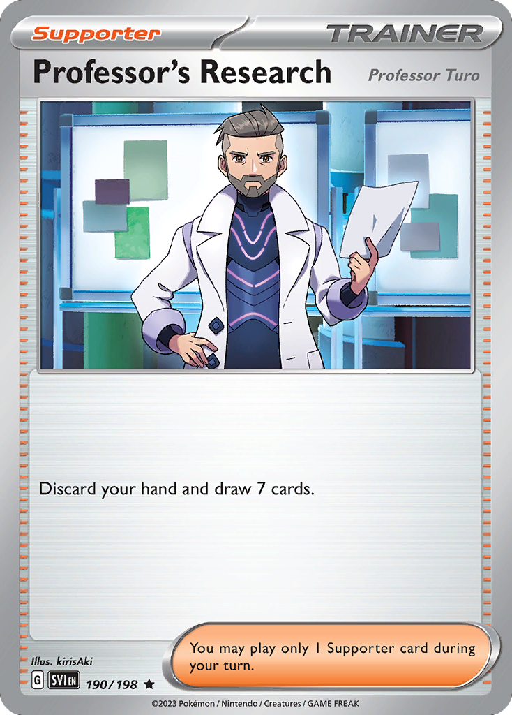 Professor's Research (Professor Turo) card