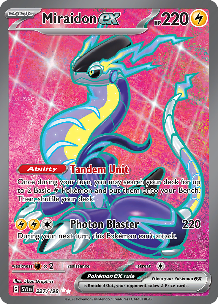 Miraidon ex card