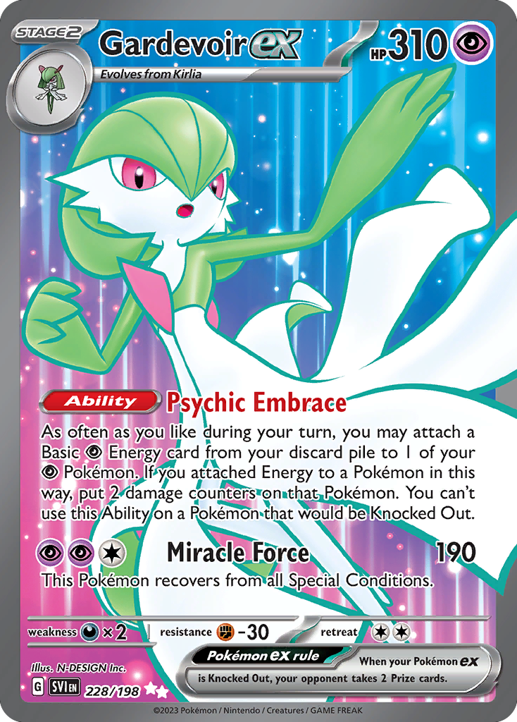 Gardevoir ex card