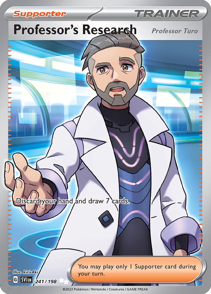 Professor's Research (Professor Turo) card