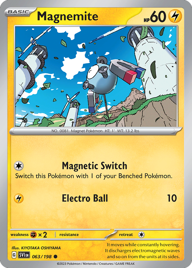 Magnemite card