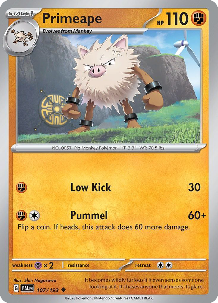 Primeape card