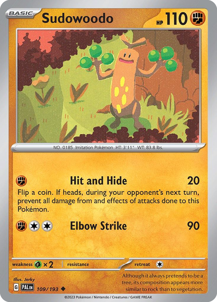 Sudowoodo card