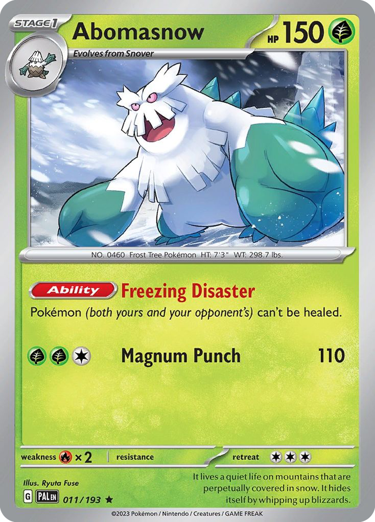 Abomasnow card