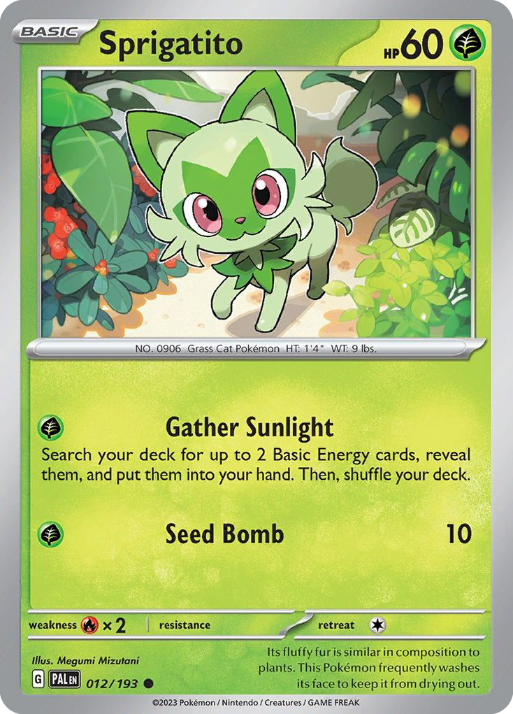 Sprigatito card