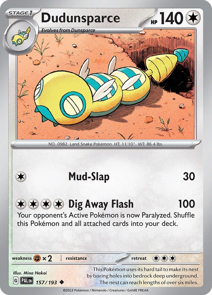 Dudunsparce card