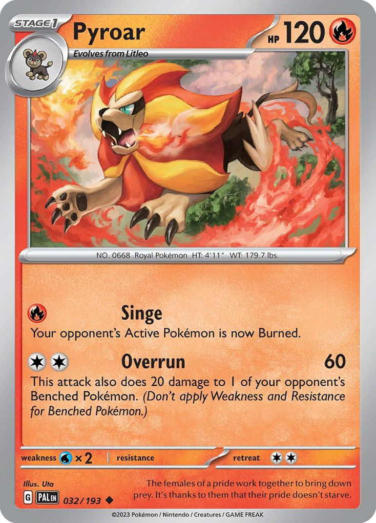 Pyroar card