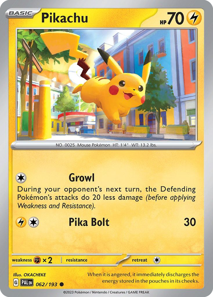 Pikachu card