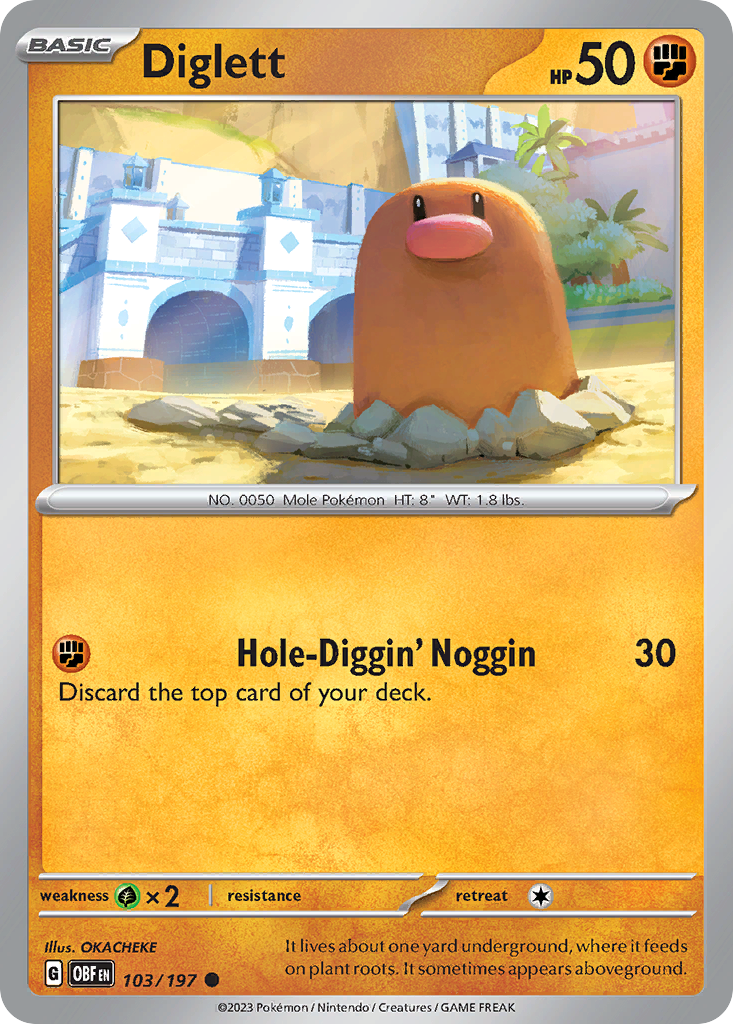 Diglett card