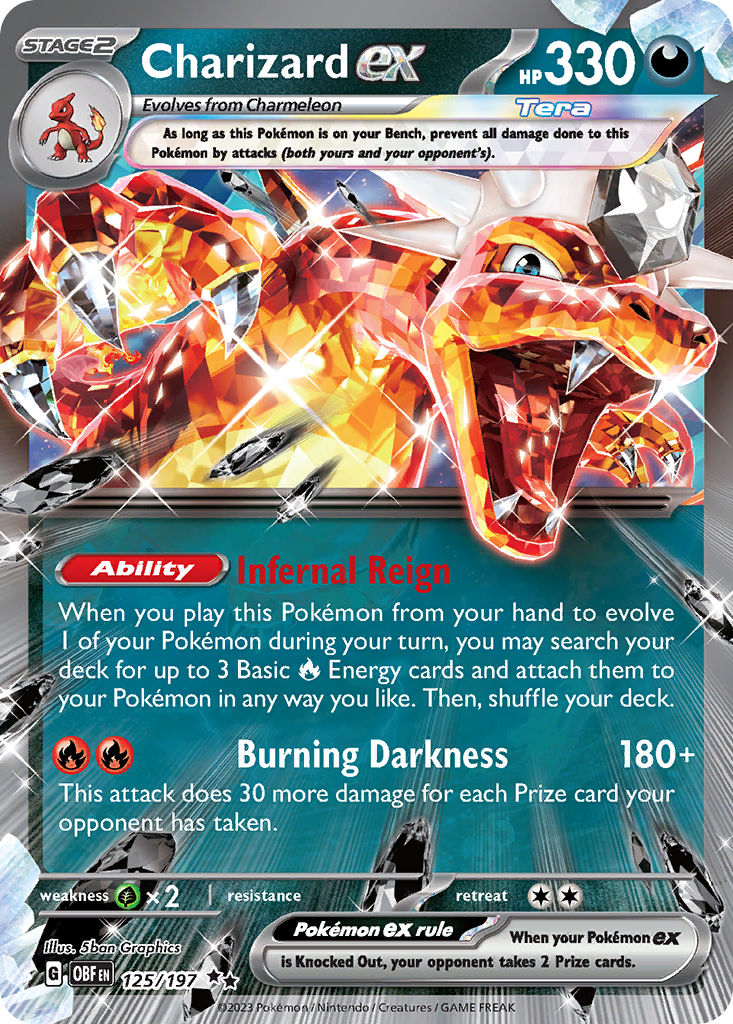 Charizard ex card