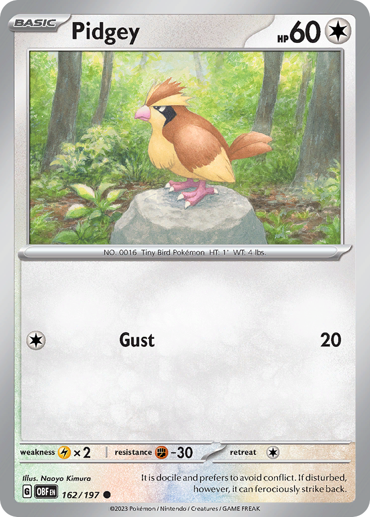 Pidgey card