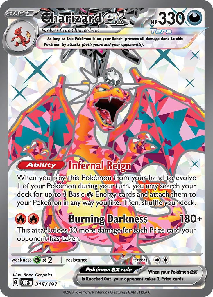 Charizard ex card