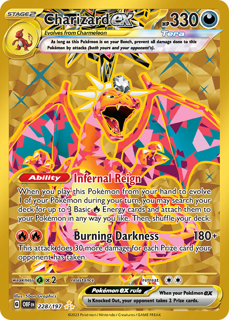 Charizard ex card