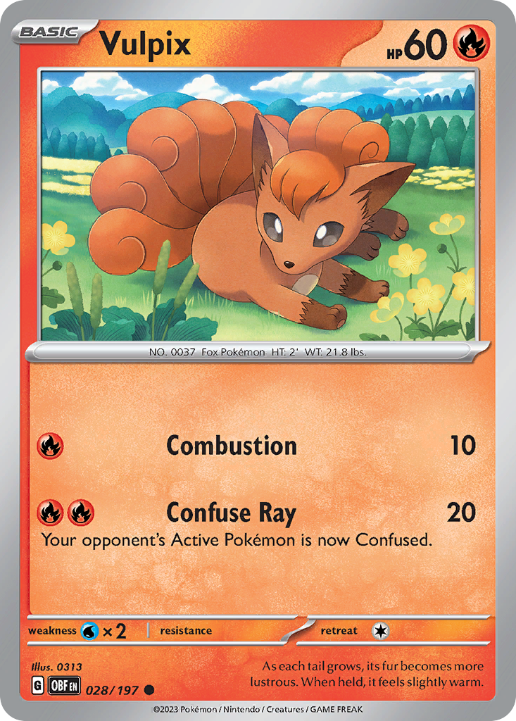 Vulpix card