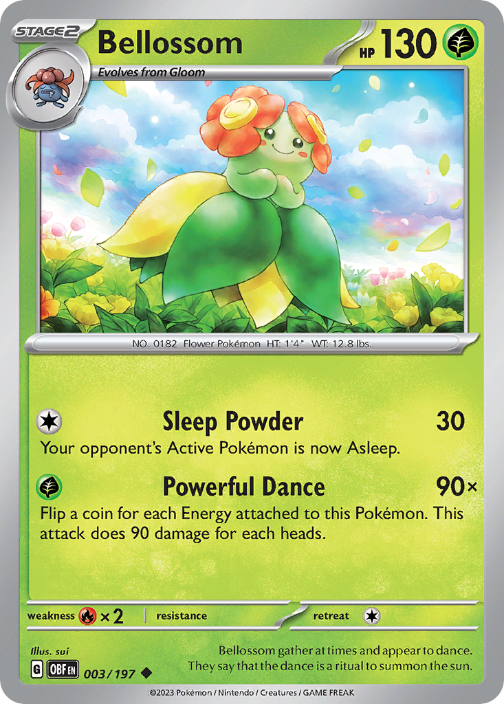 Bellossom card