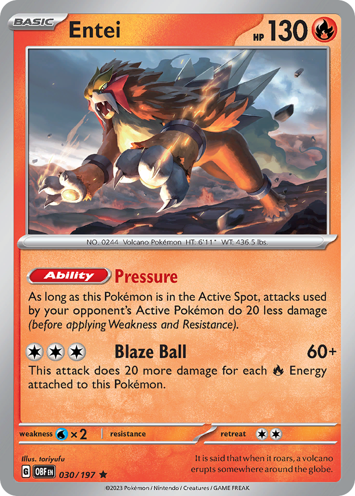 Entei card