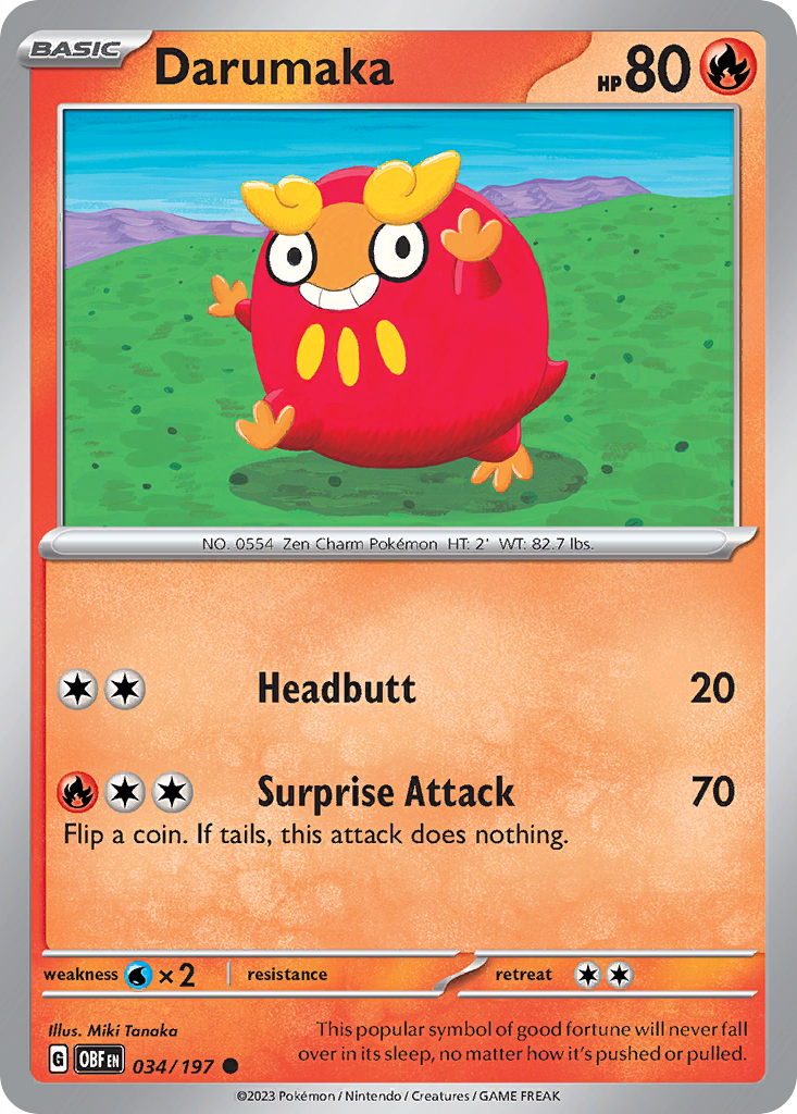 Darumaka card