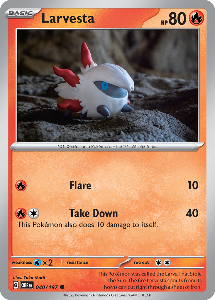 Larvesta card