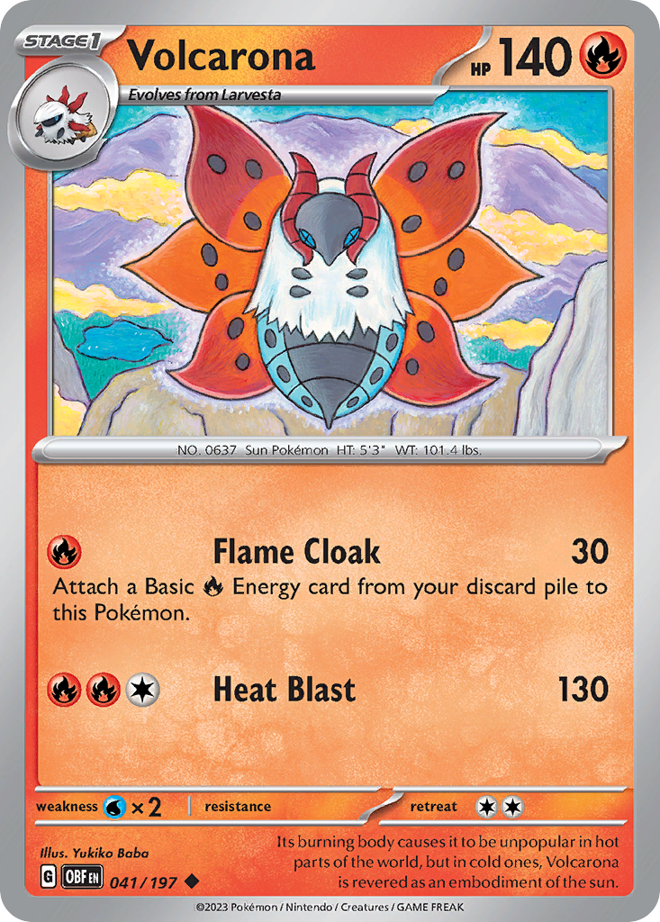 Volcarona card