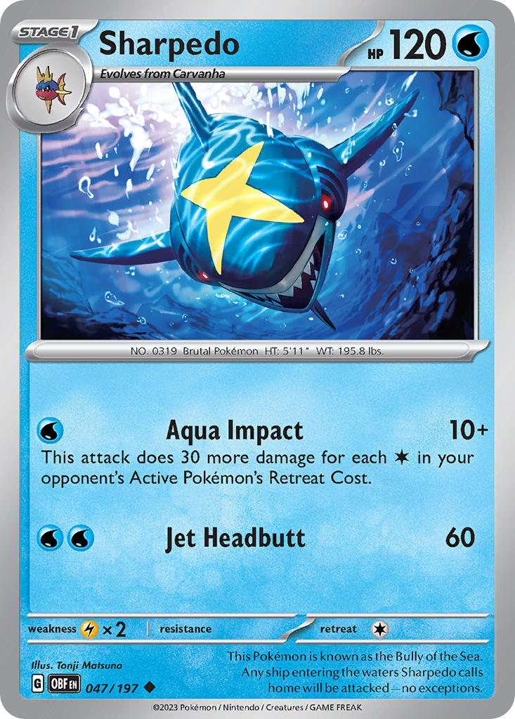 Sharpedo card