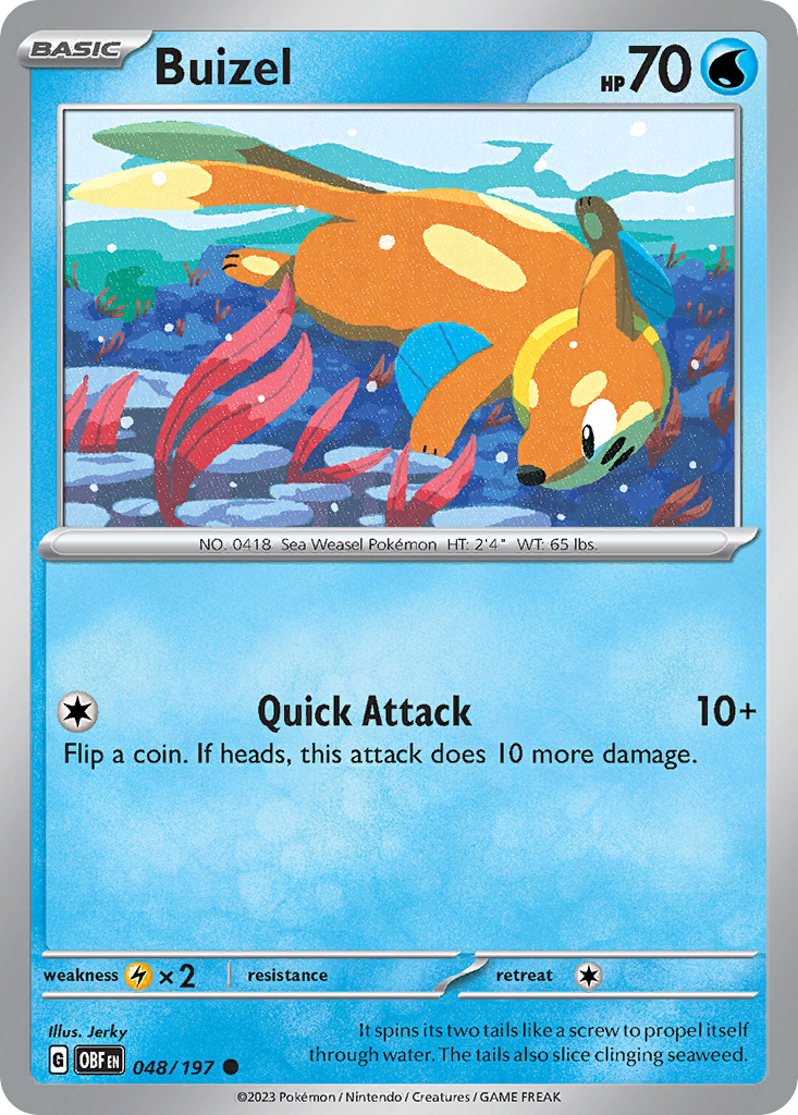 Buizel card