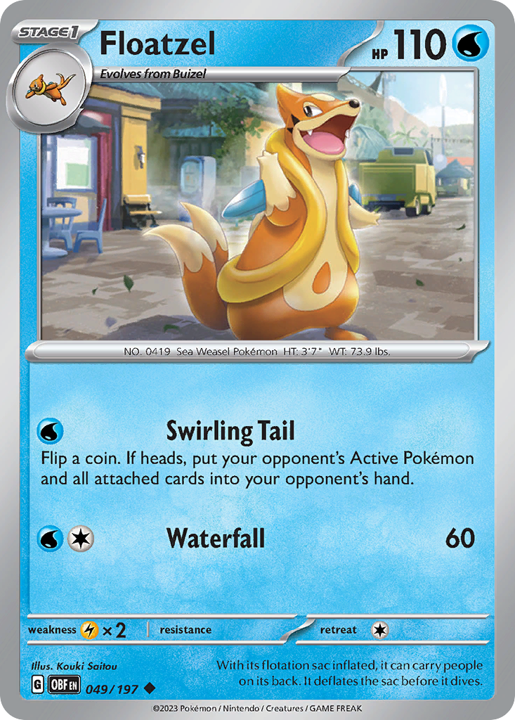 Floatzel card