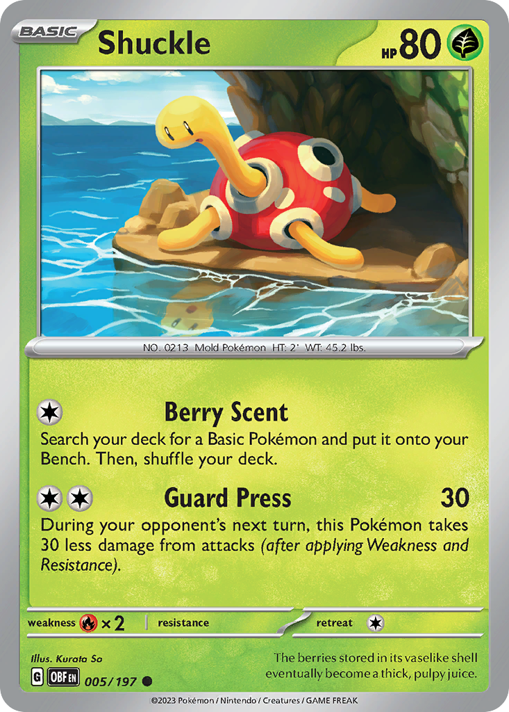 Shuckle card