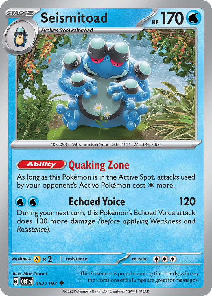 Seismitoad card