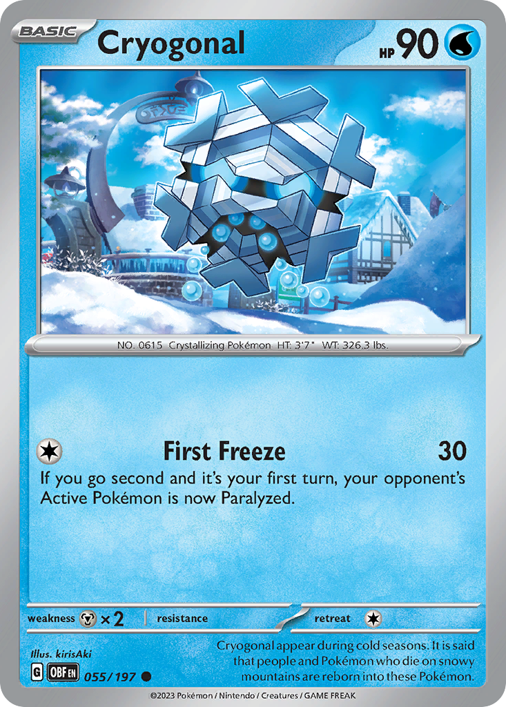 Cryogonal card