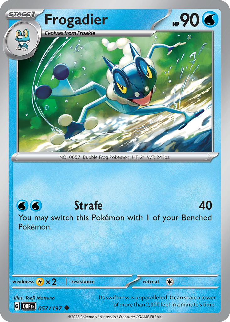 Frogadier card