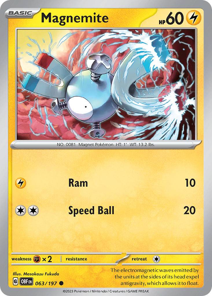 Magnemite card